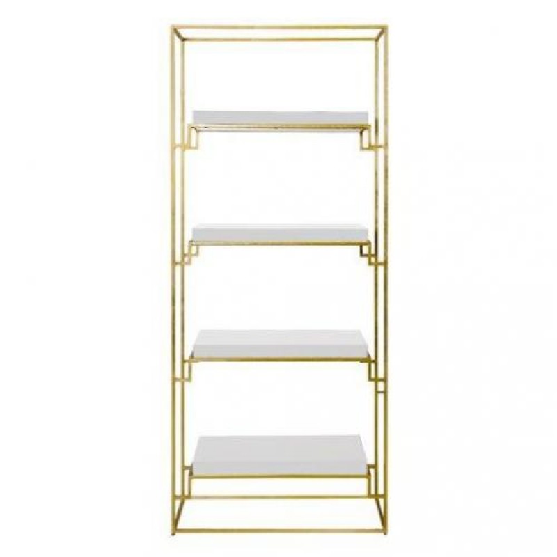 Стелаж для зберігання в стилі Loft NS-1869 1880x800x300 мм Золотой