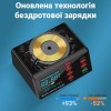 Мультизарядний пристрій із бездротовою зарядкою Digital Lion MCS-X9, на 8 USB, 100W