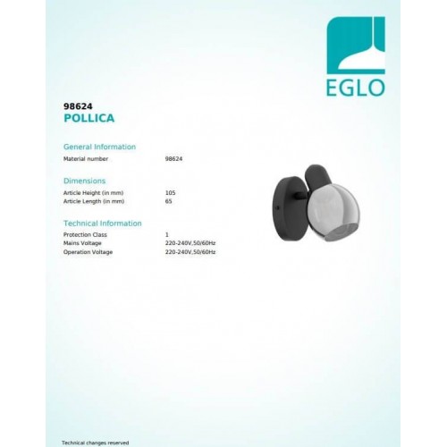 Бра Eglo POLLICA 98624 Бра Eglo POLLICA 98624