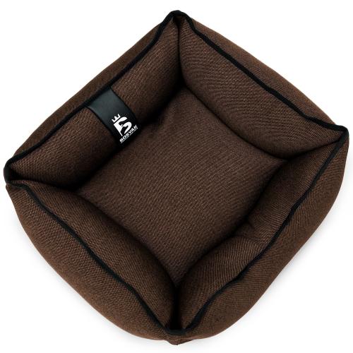 Лежак ліжко для собак та котів EGO Bosyak Рогожка XS 50x45 Коричневий (спальне місце для собак та котів) Лежак ліжко для собак та котів EGO Bosyak Рогожка XS 50x45 Коричневий (спальне місце для собак та котів)