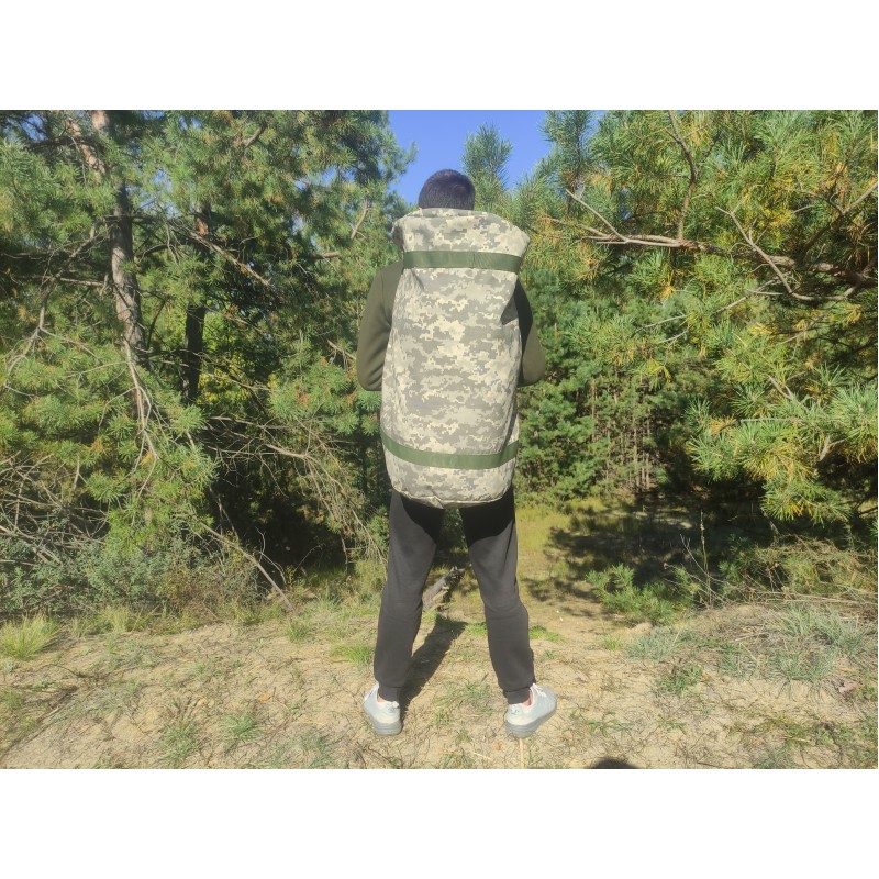 Баул тактичний Дорожка 73х40 100л піксель 5047