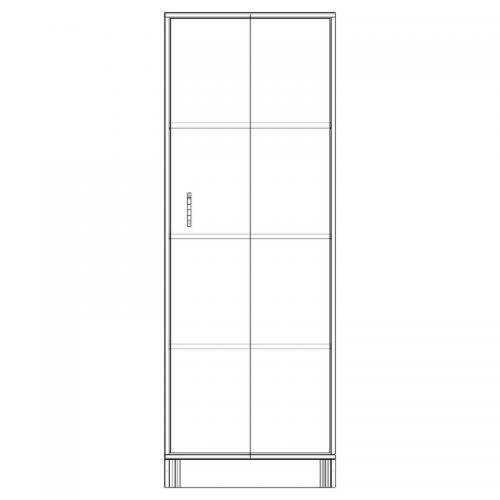 Шафа-Пенал Тиса Мебель ШС-616 Дуб сонома 166x35x60 см Шафа-Пенал Тиса Мебель ШС-616 Дуб сонома 166x35x60 см