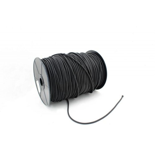 Шнурок-гумка круглий Luxyart 3 мм 500 метрів Чорний (Р3-1) в інтернет супермаркеті PbayMarket!