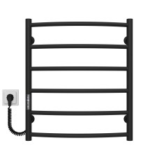 Рушникосушарка електрична Класік П6 500х600 Deffi Чорний JD03 (C.DK.60.50.6.E.B.L.1)