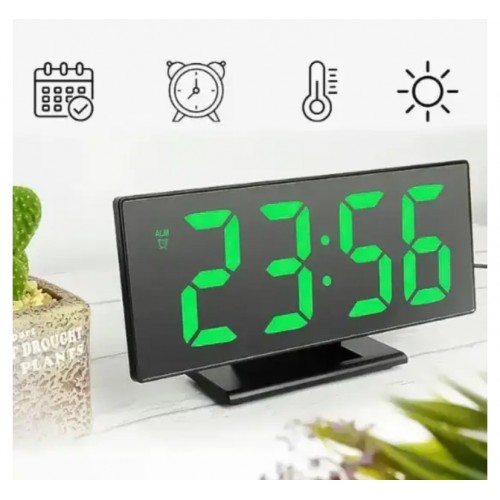 Годинник настільний електронний з проекцією та будильником Gaosuo DS-3618LP LED Black Годинник настільний електронний з проекцією та будильником Gaosuo DS-3618LP LED Black