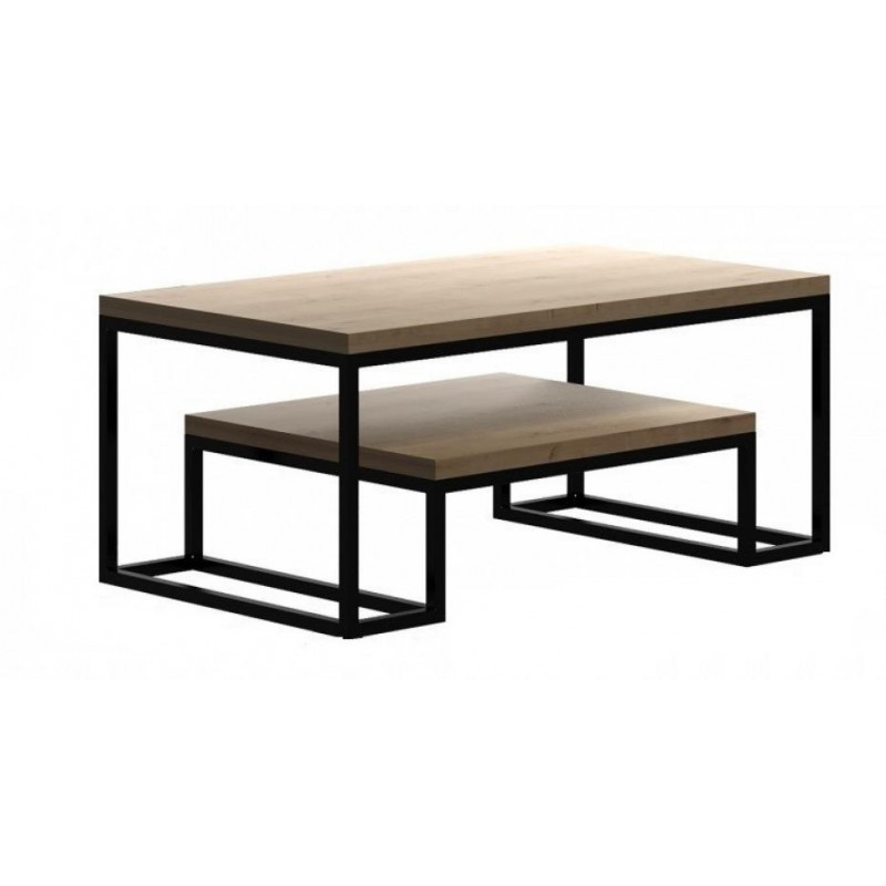 Кавовий журнальний столик у стилі Loft NS-465 530x1200x620 мм Черный