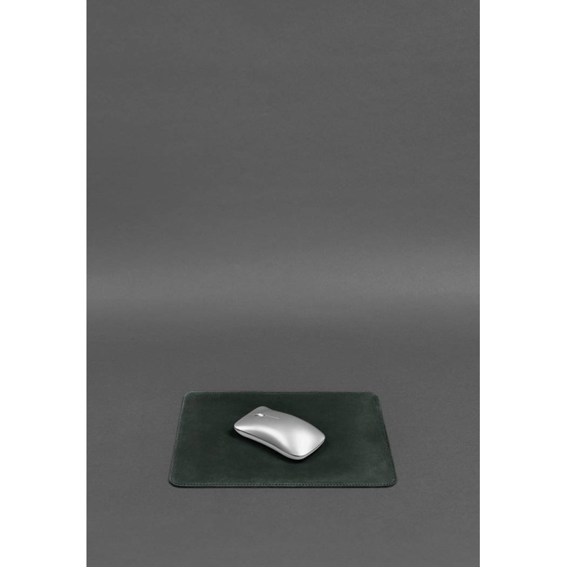 Килимок для мишки з натуральної шкіри 1.0 зелений Crazy Horse BlankNote