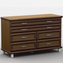 Комод Тиса Мебель АКМ-78 2 Лісовий горіх 90x60x120 см