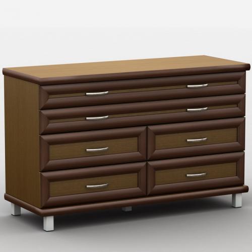 Комод Тиса Мебель АКМ-78 2 Лісовий горіх 90x60x120 см Комод Тиса Мебель АКМ-78 2 Лісовий горіх 90x60x120 см