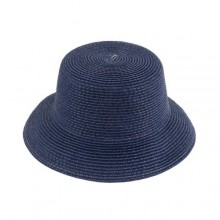 Капелюх солом'яний літній Summer hat Чарлі 54-56 Синій (17498)