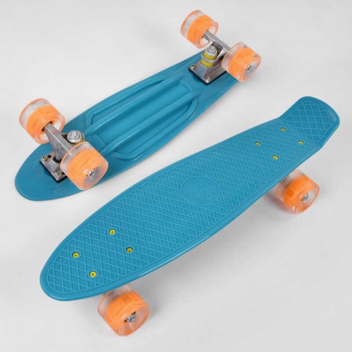Скейт Пенні борд Best Board з PU колісами, що світяться, Blue (99979) Скейт Пенні борд Best Board з PU колісами, що світяться, Blue (99979)