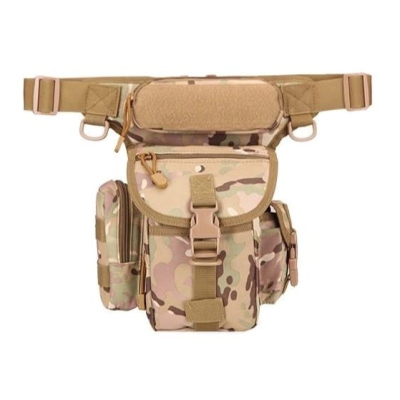 Сумка тактична на бедро чоловіча Solve D3-0005-B7 8 л Мультикам