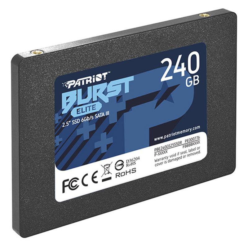 Накопичувач SSD 240GB Patriot Burst Elite 2.5