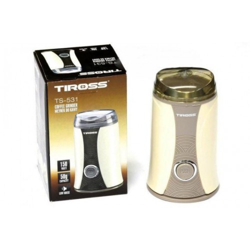 Електрична кавомолка подрібнювач Tiross TS-531 150W 50гр (112467)