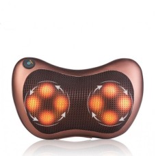 Масажна подушка для дому та машини масажер Massage Pillow 8 роликів (1756375287)