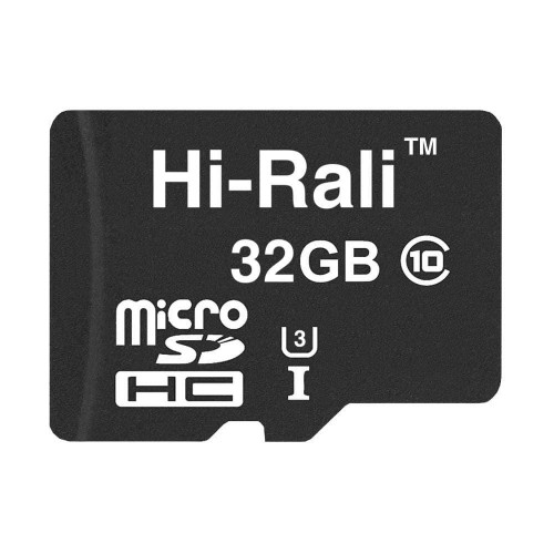 Карта пам'яті MicroSDHC 32GB UHS-I U3 Class 10 Hi-Rali (HI-32GBSD10U3-00) в інтернет супермаркеті PbayMarket!
