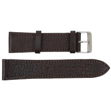 Ремінець для годинника Mykhail Ikhtyar шкіряний 22 мм Темно-коричневий (S509-22S dark brown)