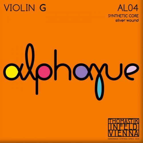 Струна Thomastik-Infeld AL04 Alphayue Synthetic Core Silver Wound 4/4 Violin G String Medium Tension Струна Thomastik-Infeld AL04 Alphayue Synthetic Core Silver Wound 4/4 Violin G String Medium Tension