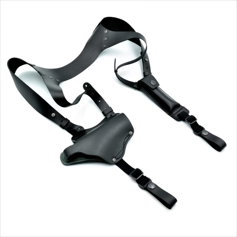 Кобура прихованого носіння шкіряна Чорна kbra-lmn-kozh-01