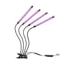 Фітолампа світлодіодна (LED) No Brand для рослин регулювання яскравості та кольору з пультом гнучка IP65 (FL-02)