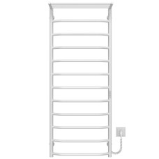 Рушникосушарка електрична Трапеція з полицею П12 500х1300 Deffi Білий WD03 (C.TP.130.50.12.E.W.R.3)