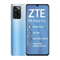 Смартфон ZTE BLADE A72 3/64 GB Blue