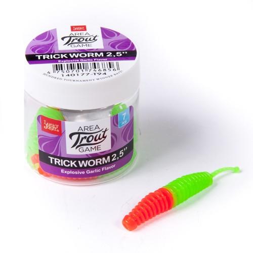 Силікон Lucky John Pro Series TRICK WORM 2.5in / 6.35см / T94 / 7шт (140177-T94) в інтернет супермаркеті PbayMarket!