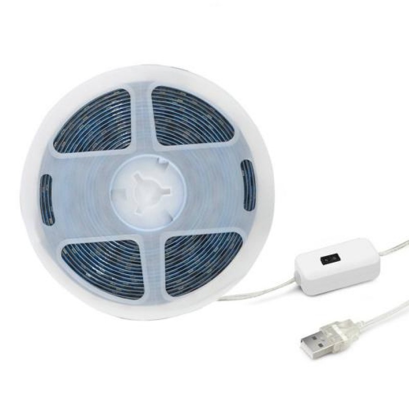 Світлодіодна стрічка з датчиком руху Inspire LED USB 5V 4W 6000К холодний 1m 60led Білий