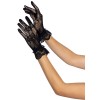 Рукавички Leg Avenue Floral lace wristlength gloves Black в інтернет супермаркеті PbayMarket!