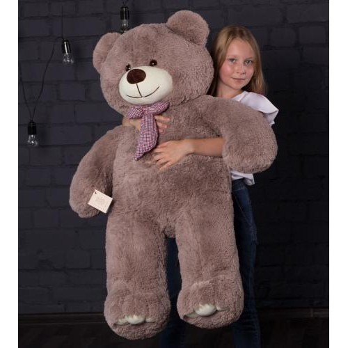 Плюшевий ведмедик Mister Medved Хеппі 130 см Капучіно (085) Плюшевий ведмедик Mister Medved Хеппі 130 см Капучіно (085)