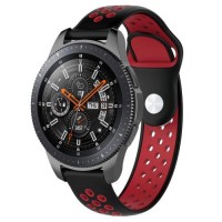Ремінець BeWatch sport-style для Samsung Galaxy Watch 46 мм Чорно-Червоний (1020113) Ремінець BeWatch sport-style для Samsung Galaxy Watch 46 мм Чорно-Червоний (1020113)
