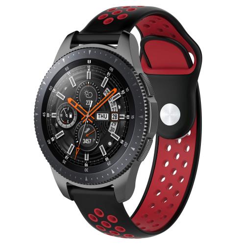 Ремінець BeWatch sport-style для Samsung Galaxy Watch 46 мм Чорно-Червоний (1020113) Ремінець BeWatch sport-style для Samsung Galaxy Watch 46 мм Чорно-Червоний (1020113)