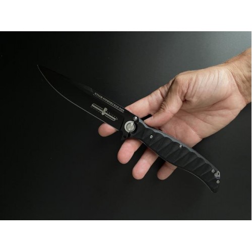 Ніж туристичний Gorillas BBQ 2-2378 21 см Чорний (KN1052) Ніж туристичний Gorillas BBQ 2-2378 21 см Чорний (KN1052)