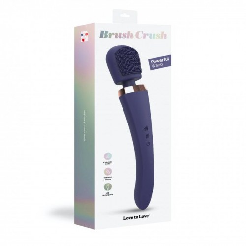 Вібромасажер із силіконовою щіточкою Love to Love Brush Crush - Midnight Indigo в інтернет супермаркеті PbayMarket! Вібромасажер із силіконовою щіточкою Love to Love Brush Crush - Midnight Indigo в інтернет супермаркеті PbayMarket!