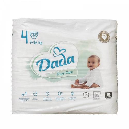 Підгузники Dada Pure Care 4 (7-16 кг) 33 шт в інтернет супермаркеті PbayMarket!