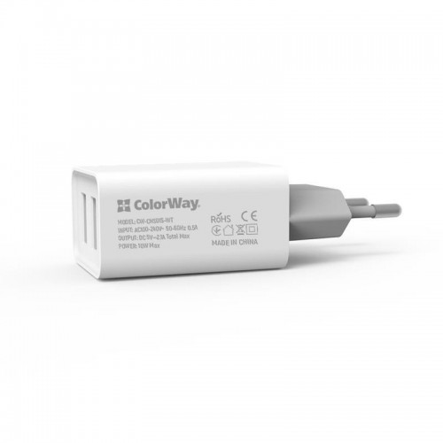 Зарядний пристрій ColorWay AutoID (2USBx2.1A) White (CW-CHS015-WT) в інтернет супермаркеті PbayMarket!