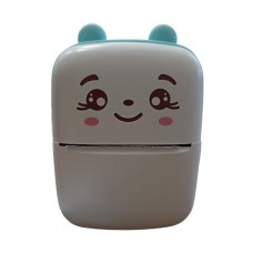 Термопринтер дитячий портативний із термодруком Jetix Mini Printer A8C YHK-2B37 Блакитний