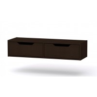 Навісне трюмо Компанит 11 100х33х22 см Венге темний Навісне трюмо Компанит 11 100х33х22 см Венге темний