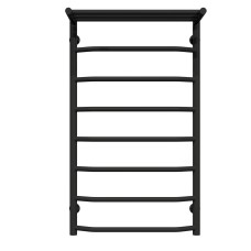 Рушникосушарка водяна Трапеція з полицею П8 500х900 Deffi Чорний (C.TP.90.50.8.B.A)