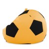 Крісло мішок М'яч Оксфорд 120см Студія Комфорту Великий Жовтий + Чорний