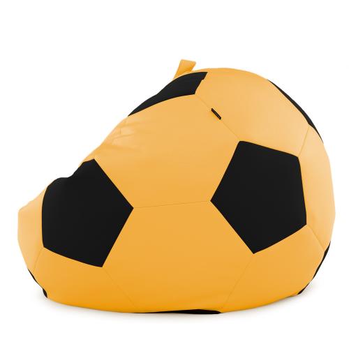 Крісло мішок М'яч Оксфорд 120см Студія Комфорту Великий Жовтий + Чорний Крісло мішок М'яч Оксфорд 120см Студія Комфорту Великий Жовтий + Чорний
