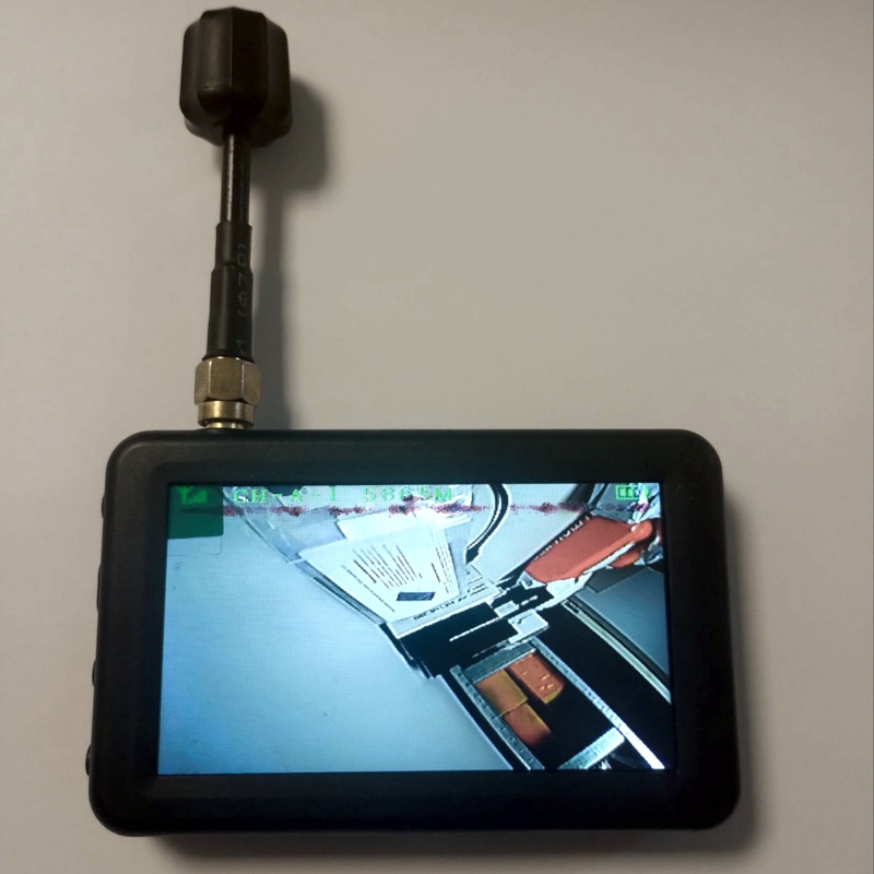 Міні FPV монітор 3 дюйми для відображення відеосигналу від дронів 5.8 ГГц DMKR LST806 (Товар з дефектом)