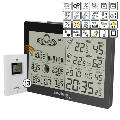 Метеостанція Technoline WS6760 Black (WS6760) Метеостанція Technoline WS6760 Black (WS6760)