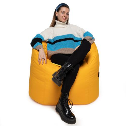 Крісло Мішок Міо Оксфорд 75х80 Студія Комфорту Жовтий Крісло Мішок Міо Оксфорд 75х80 Студія Комфорту Жовтий