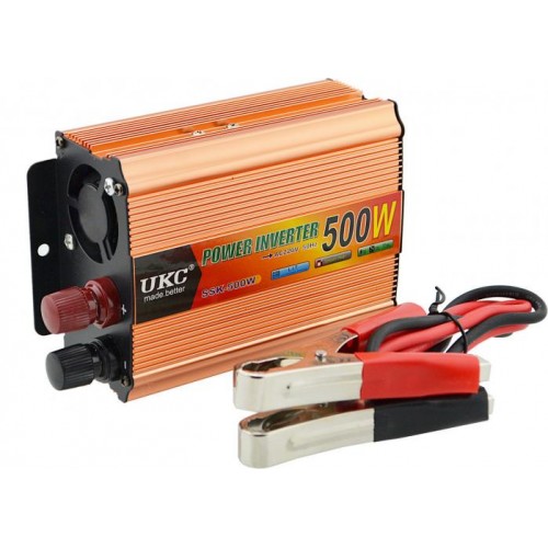 Перетворювач напруги інвертор UKC SSK 500W 12V-220V Gold (np2_00164) в інтернет супермаркеті PbayMarket!