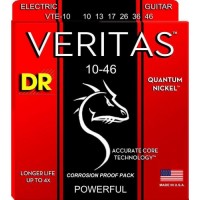 Струни для електрогітари 6 шт DR VTE-10 Veritas Quantum Nickel Electric 10/46 Струни для електрогітари 6 шт DR VTE-10 Veritas Quantum Nickel Electric 10/46