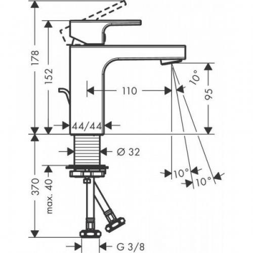 Набір змішувачів для ванни Hansgrohe Vernis Shape 71561000+71450000+26533400 Хром (71561111) в інтернет супермаркеті PbayMarket!