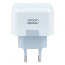 Мережевий зарядний пристрій XO L102 EU Dual PD2.0/3.0 type-C port 35W QC2.0/3.0 Type-C to Type-C White