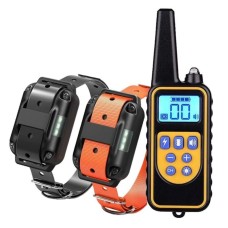 Електронашийник для собак дрессирувальний Pet DTC-800 з 2-ма нашийниками для 2-х собак