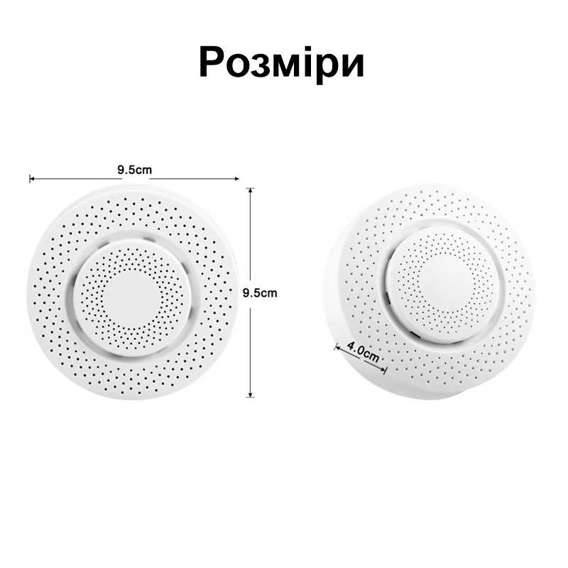 Wifi датчик аналізатор якості повітря за 5 параметрами Smart air box 01-Z, Tuya smart life app